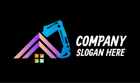 Excavator Home Improvement Logo